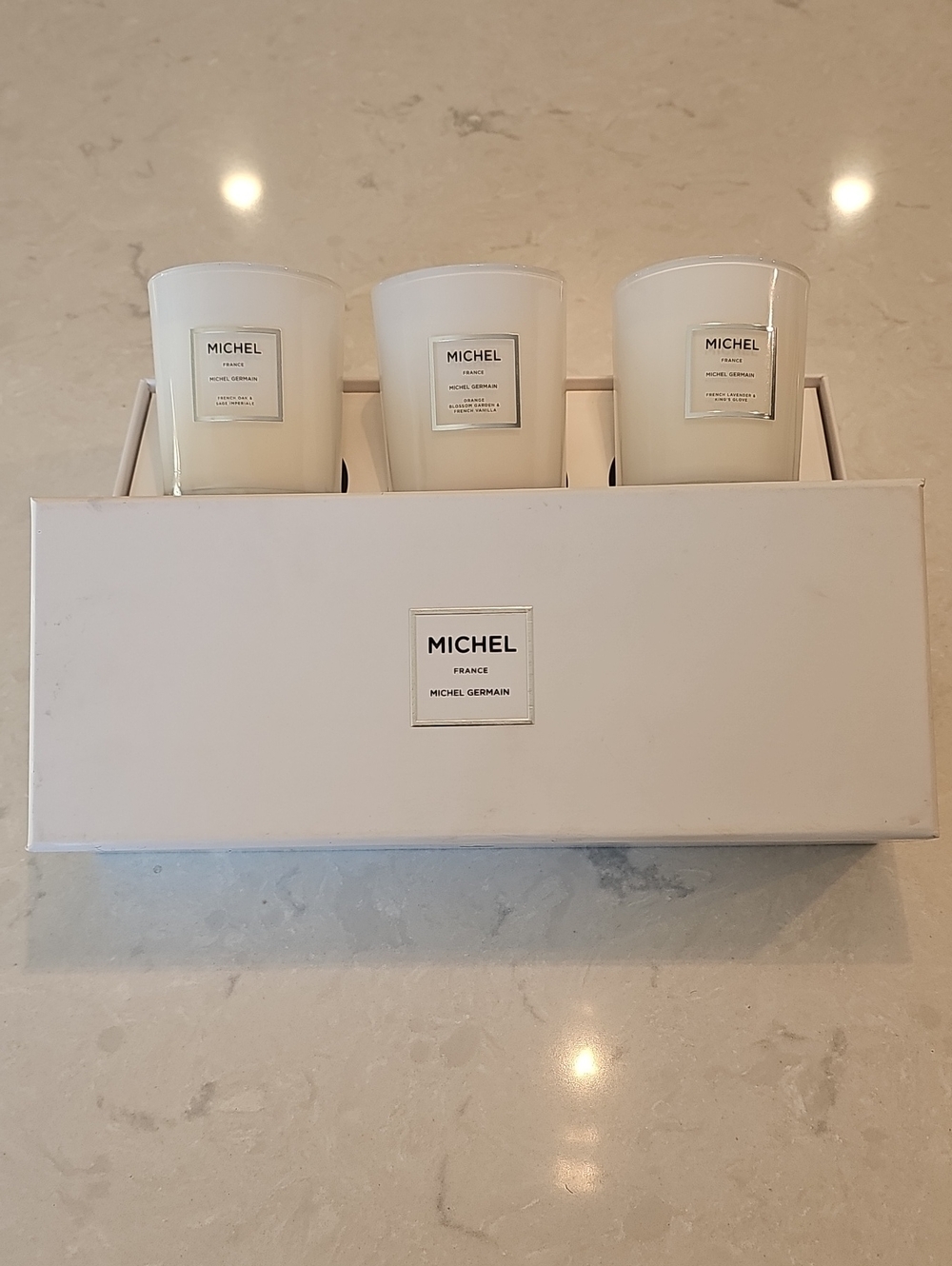 MICHEL GERMAIN 3 SOY CANDLE GIFT SET!